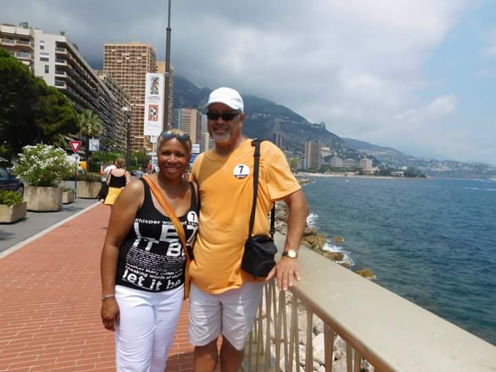Goings with his wife Donna in Monte Carlo, France.